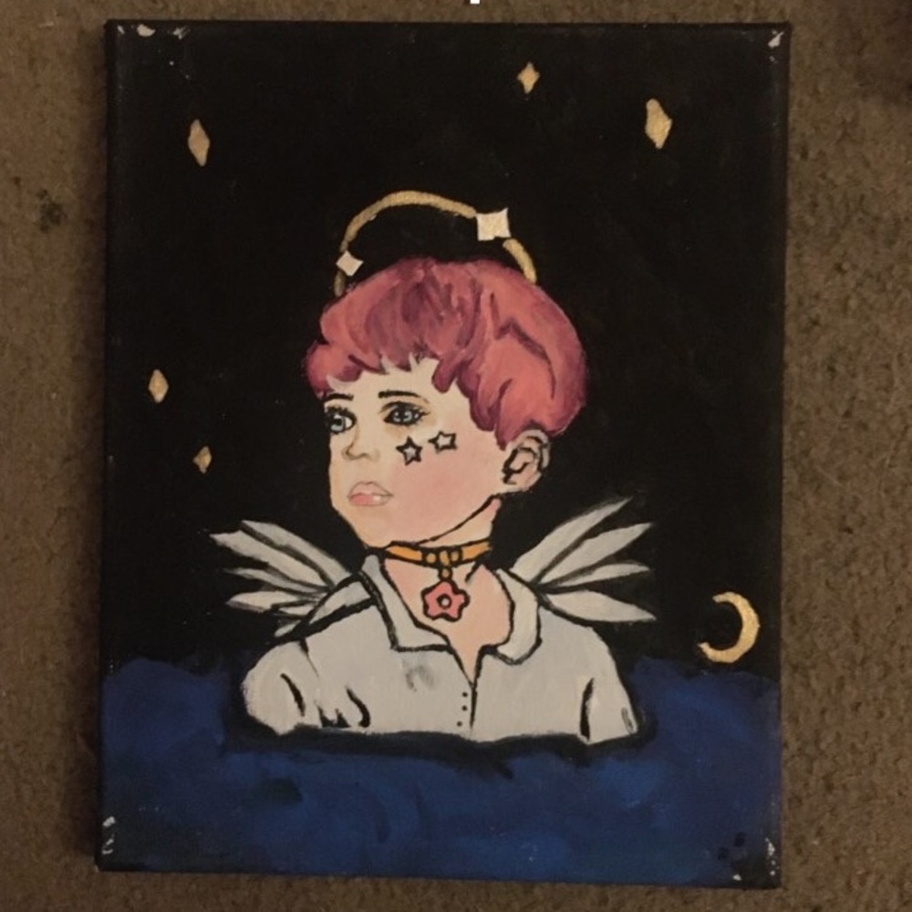 angel cherub painting